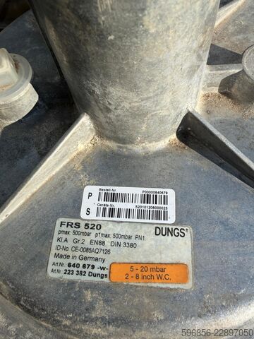 Chauffage et soufflerie Weishaupt WM-G10/3-A ZM 100–1000 kW armatura DUNGS DN65