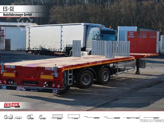 Arbetsplattform semitrailer FAYMONVILLE Telemax Megatrailer - hydr. gelenkt