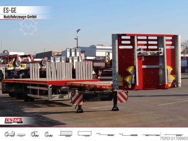 Arbetsplattform semitrailer FAYMONVILLE Telemax Megatrailer - hydr. gelenkt