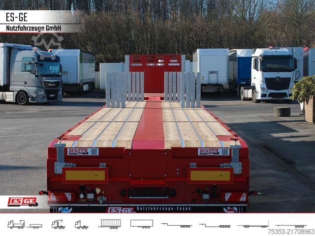 Arbetsplattform semitrailer FAYMONVILLE Telemax Megatrailer - hydr. gelenkt