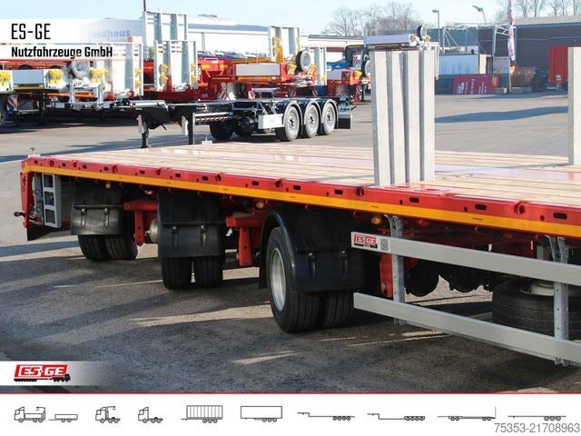 Arbetsplattform semitrailer FAYMONVILLE Telemax Megatrailer - hydr. gelenkt