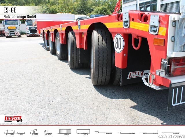 Tieflader-Sattelauflieger FAYMONVILLE MAX Trailer MAX100 Semi-Tieflader 2tlg. Rampen