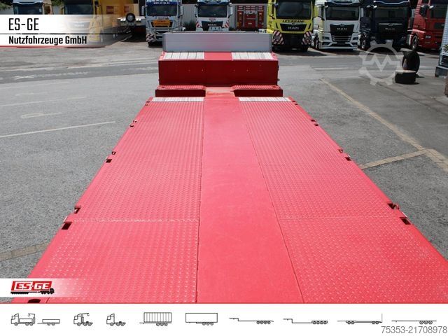 Tieflader-Sattelauflieger FAYMONVILLE MAX Trailer MAX100 Semi-Tieflader 2tlg. Rampen
