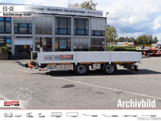 Prikolica sa radnom platformom ES-GE Tandemanhänger - Bordwände, CV