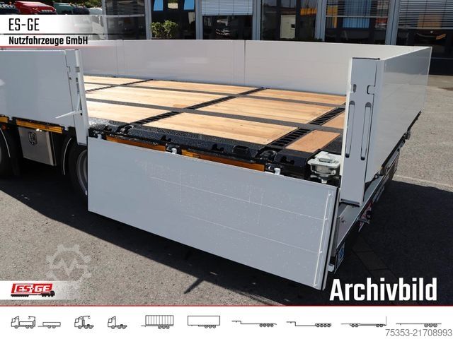 Prikolica sa radnom platformom ES-GE Tandemanhänger - Bordwände, CV