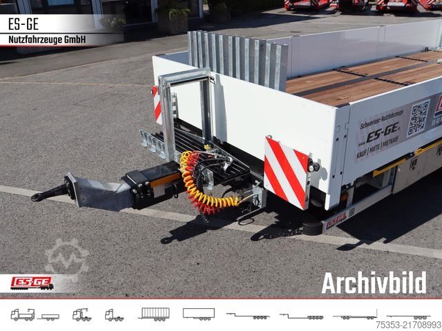 Prikolica sa radnom platformom ES-GE Tandemanhänger - Bordwände, CV