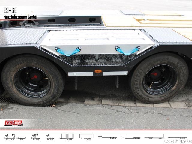 Remolque de plataforma baja SCHWARZMÜLLER Tieflader mit gekröpftem Plateau