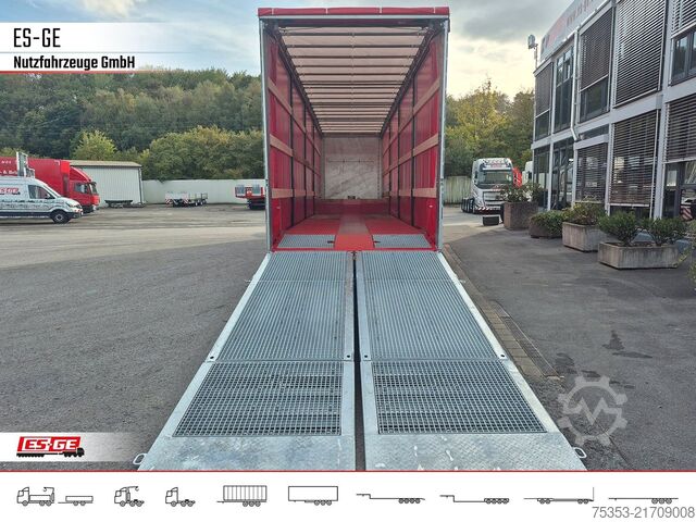 Låglastarsläpvagn FAYMONVILLE MAX Trailer MAX100 Semi-Tieflader Planenaufbau