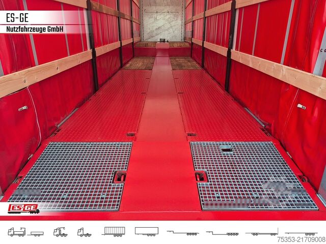 Låglastarsläpvagn FAYMONVILLE MAX Trailer MAX100 Semi-Tieflader Planenaufbau
