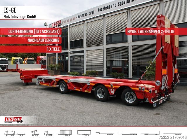 Remorque surbaissée FAYMONVILLE Multimax Satteltieflader (1+2) - nachlaufgelenkt