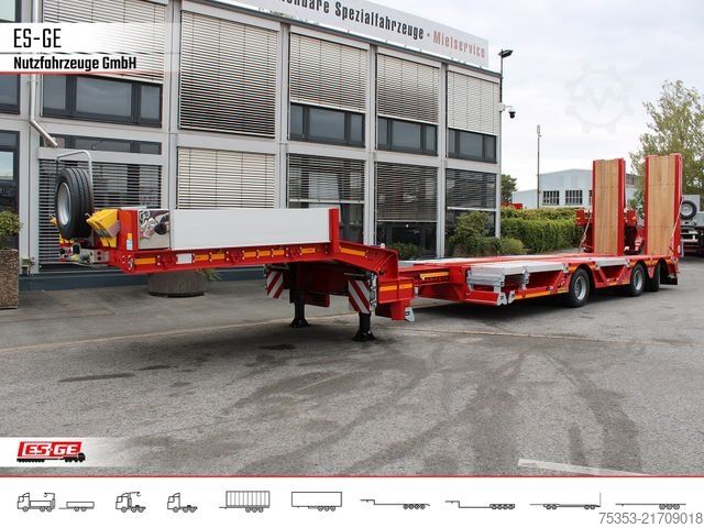 Remorque surbaissée FAYMONVILLE Multimax Satteltieflader (1+2) - nachlaufgelenkt