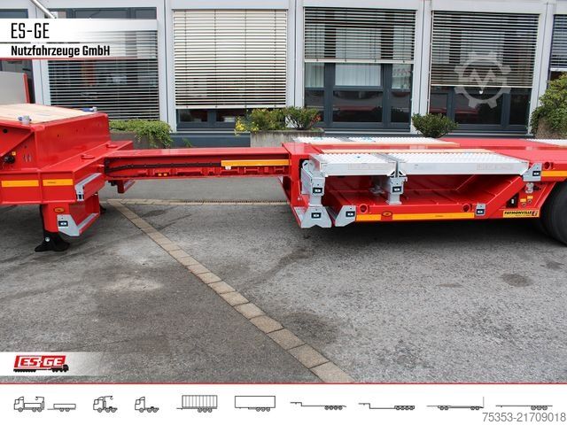 Remorque surbaissée FAYMONVILLE Multimax Satteltieflader (1+2) - nachlaufgelenkt