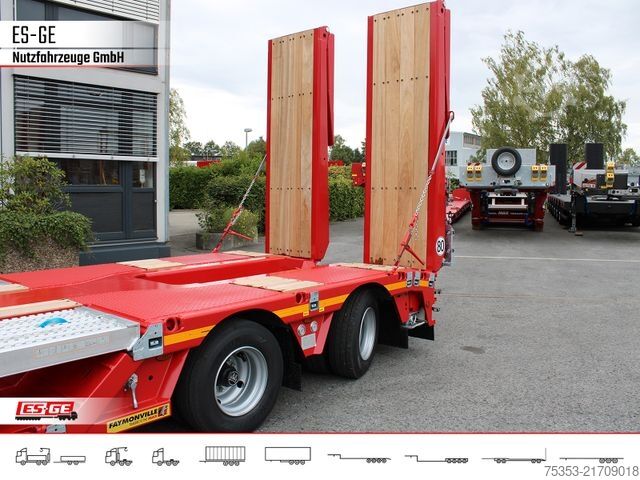 Remorque surbaissée FAYMONVILLE Multimax Satteltieflader (1+2) - nachlaufgelenkt