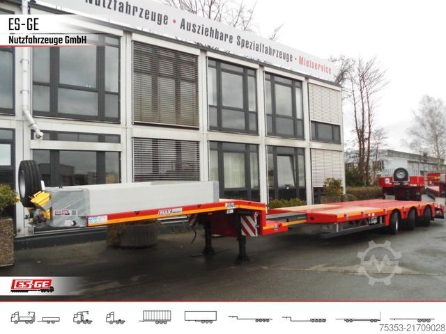 Ημιρυμουλκούμενο χαμηλής φόρτωσης FAYMONVILLE MAX110 Semi-Tieflader