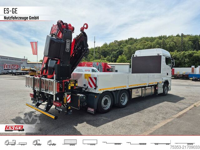 Φορτηγό με επίπεδη καρότσα MAN TGX 26.480 6x2-4 LL CH mit Fassi F545RA.2.26