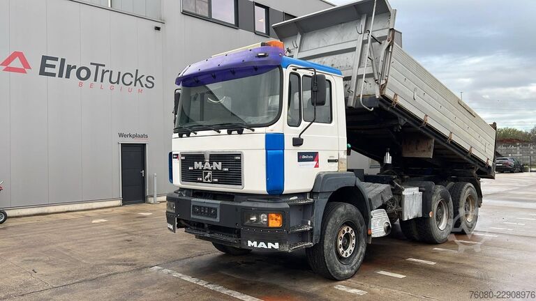3 oldalú billenő MAN 33.463 (STEEL SUSP. / CLEAN TRUCK / GOOD TYRES ...