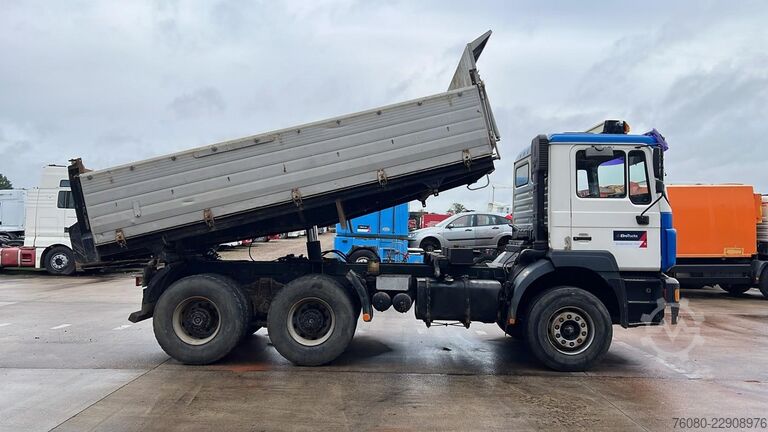 3 oldalú billenő MAN 33.463 (STEEL SUSP. / CLEAN TRUCK / GOOD TYRES ...