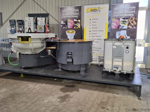 Vibrationsafslibningsmaskine PERS Vibra-Line B 150l/Vibra-Dry A 200l Kombi