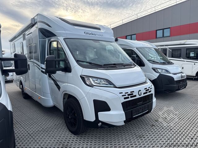Half-integraal camper Glücksmobil 741 EB TEILINTEGRIERTE | *Solar,Markise,Hubbett*