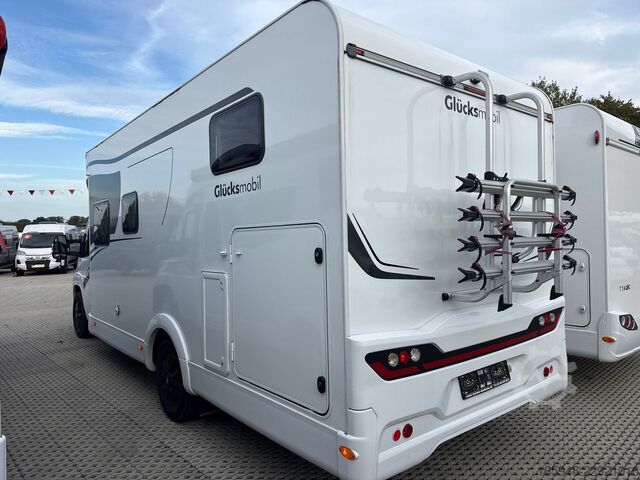 Half-integraal camper Glücksmobil 741 EB TEILINTEGRIERTE | *Solar,Markise,Hubbett*