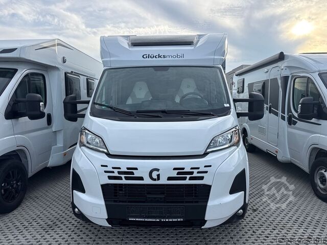 Half-integraal camper Glücksmobil 741 EB TEILINTEGRIERTE | *Solar,Markise,Hubbett*