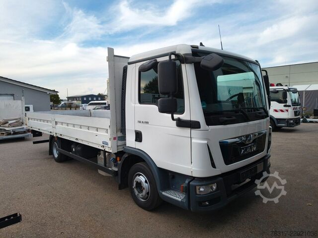Pick-up bestelwagen MAN TGL 8.190 Pritsche 6,10m, BL, 2x AHK,