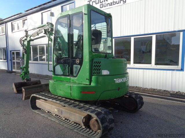 Μίνι εκσκαφέας TAKEUCHI TB153FR 3xLöffel Helac Powertilt