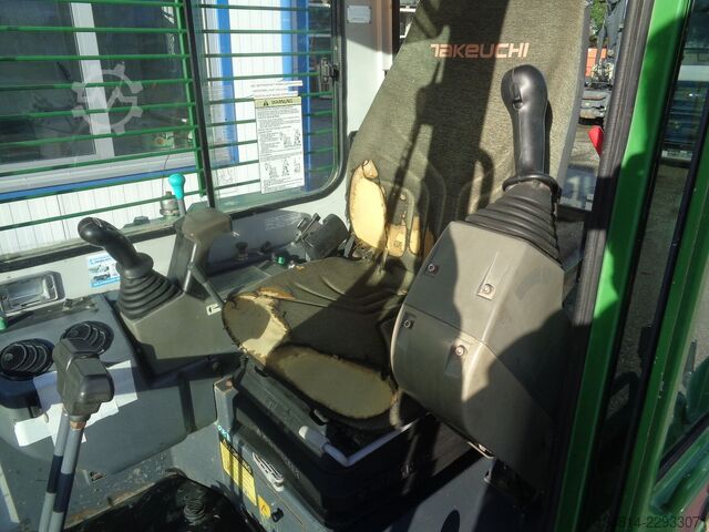 Μίνι εκσκαφέας TAKEUCHI TB153FR 3xLöffel Helac Powertilt