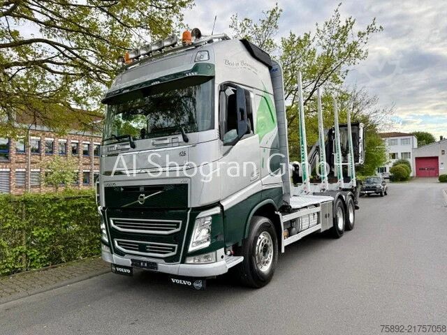 Faanyagszállító Volvo FH 500 6x4 / Palfinger M12L97 / Eu6