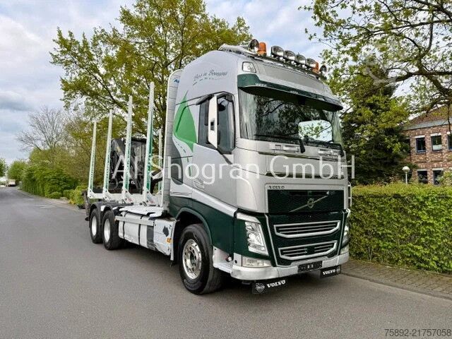 Faanyagszállító Volvo FH 500 6x4 / Palfinger M12L97 / Eu6