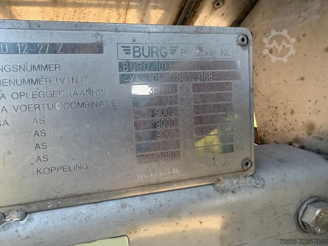 Tartály Burg BPO 12 27 Z 27.000 LTR (1 Kammer)  / APK-TuV: 5-27