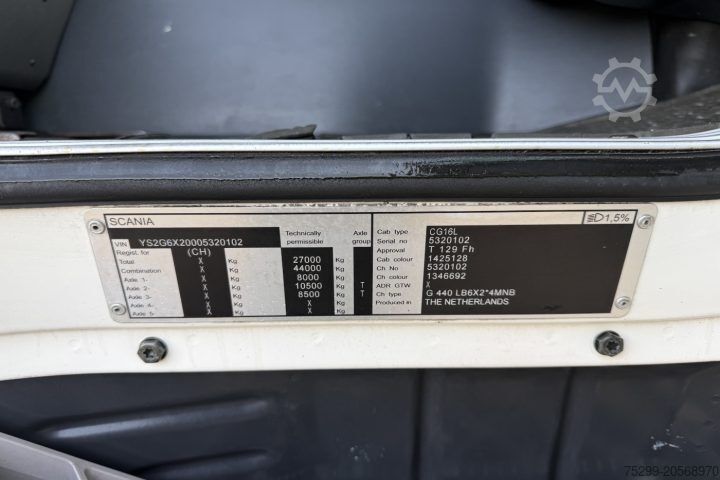 Skraldevogn Scania G440 6x2 Faun / Swiss-Vehicle