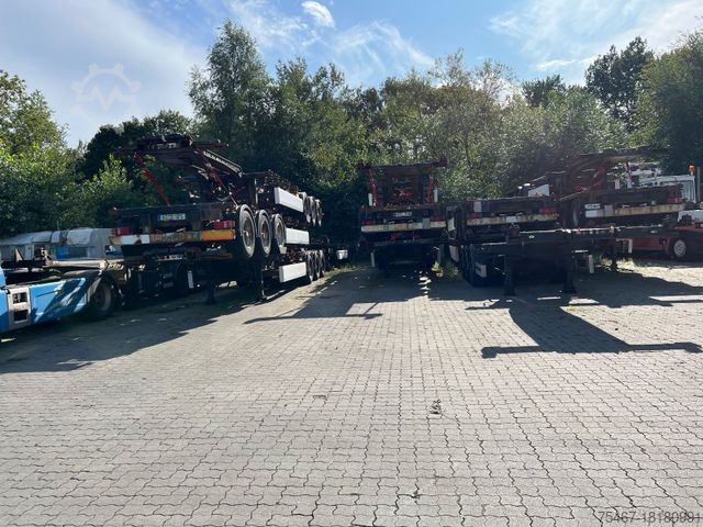 Naczepa z wymienną zabudową KRONE Contaner Schasse 30 x Vorhanden 2X Blatfedern