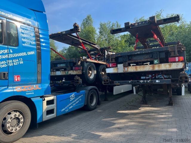 Naczepa z wymienną zabudową KRONE Contaner Schasse 30 x Vorhanden 2X Blatfedern