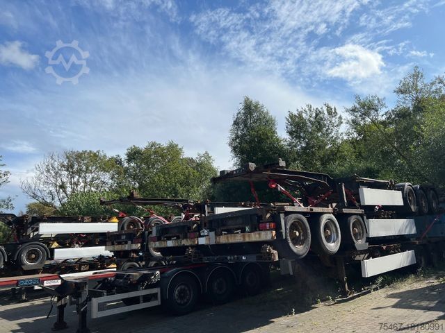 Naczepa z wymienną zabudową KRONE Contaner Schasse 30 x Vorhanden 2X Blatfedern