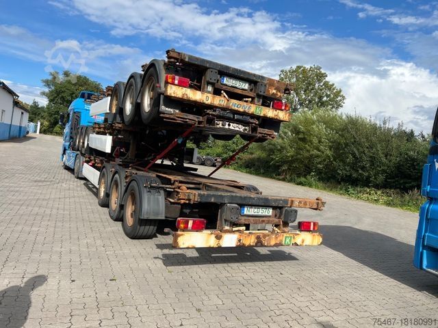 Naczepa z wymienną zabudową KRONE Contaner Schasse 30 x Vorhanden 2X Blatfedern