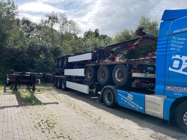 Naczepa z wymienną zabudową KRONE Contaner Schasse 30 x Vorhanden 2X Blatfedern