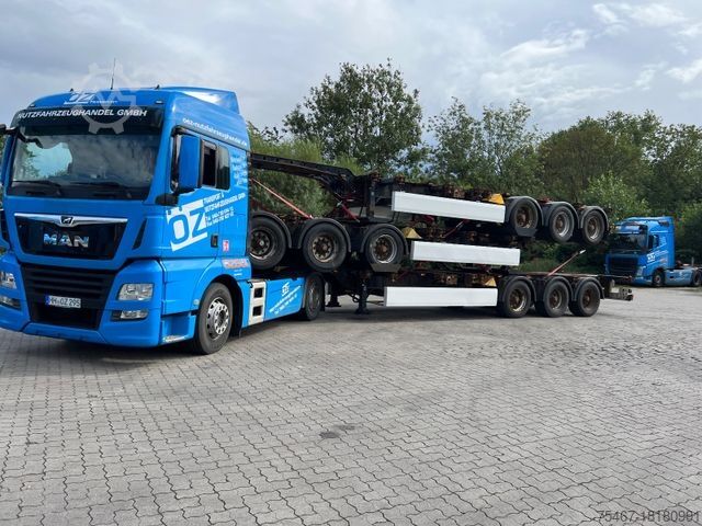 Naczepa z wymienną zabudową KRONE Contaner Schasse 30 x Vorhanden 2X Blatfedern