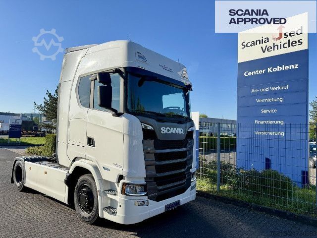 Tracteur routier standard Scania S 500 - SUPER - HIGHLINE - 2x TANKs - NEW TIRES