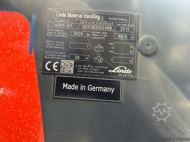 Carrello elevatore GPL Linde H30T-01