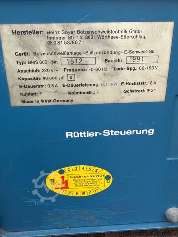  SOYER BMS 800-90 SOYER BMS 800-90
