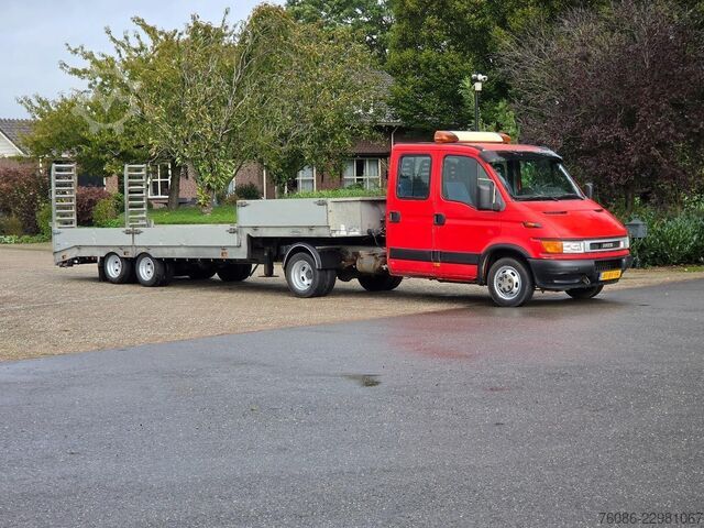  Iveco 40C 145pk met veldhuizen trailer en dubbele cab...