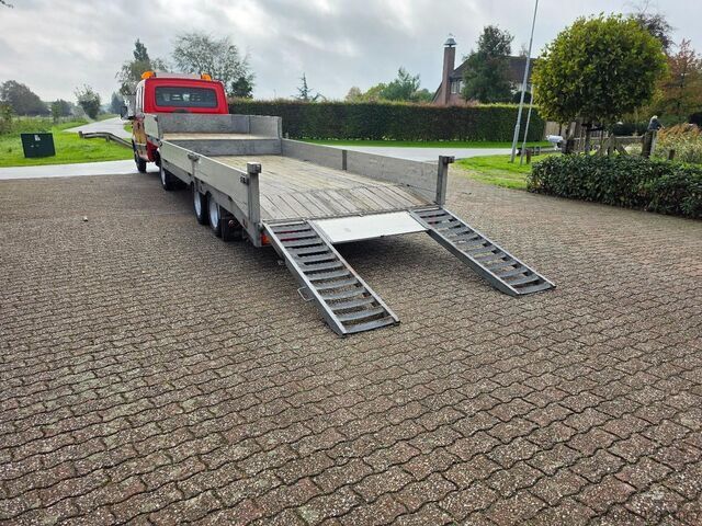  Iveco 40C 145pk met veldhuizen trailer en dubbele cab...