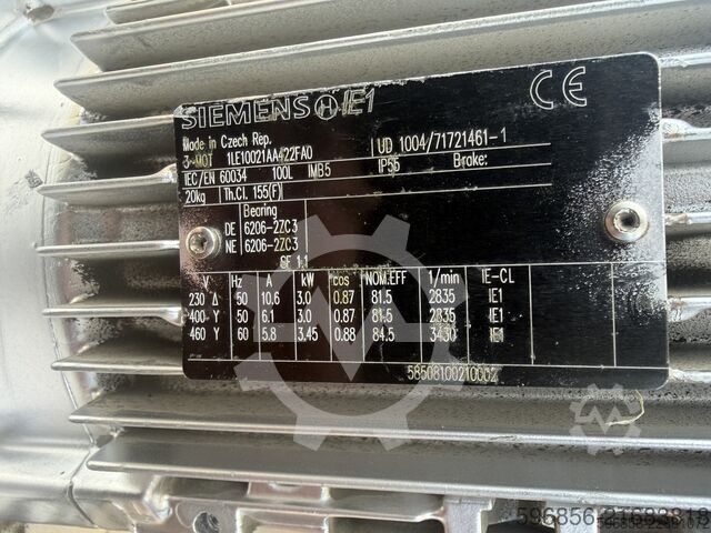  Sterling Fluid Systems ZITIC 040160 + Siemens 3kW Sterling Fluid Systems ZITIC 040160 + Siemens 3kW