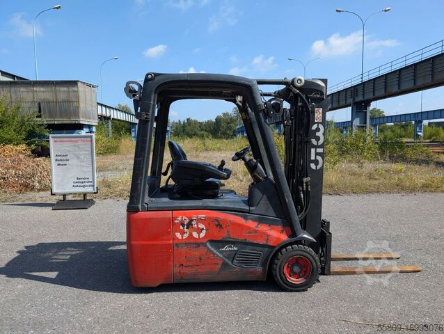 Elektro 3 Rad-Stapler Linde E16-02 // Duplex // SS // Batterie 2022 // Contain