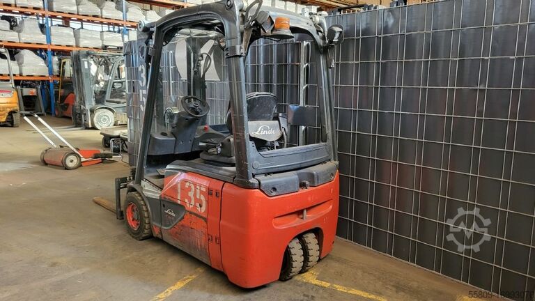 Elektro 3 Rad-Stapler Linde E16-02 // Duplex // SS // Batterie 2022 // Contain