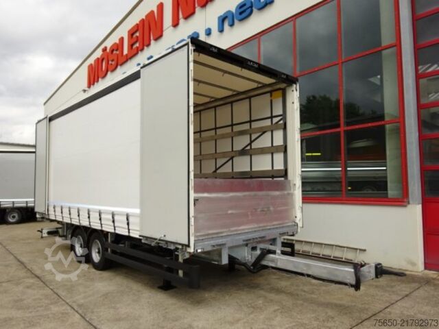 Remolque abierto con toldo Möslein TPW 105 D Schwebheim  Tandem- Planenanhänger Durchladen