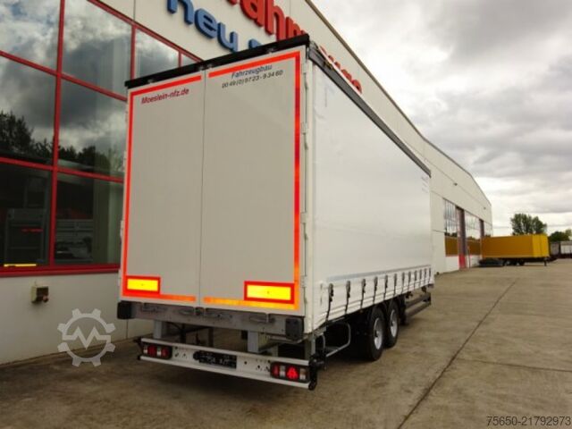 Remolque abierto con toldo Möslein TPW 105 D Schwebheim  Tandem- Planenanhänger Durchladen