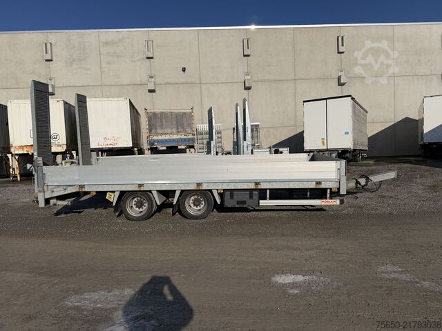 Reboque com plataforma rebaixada Humbaur HBT  13,6 T Tandemtieflader