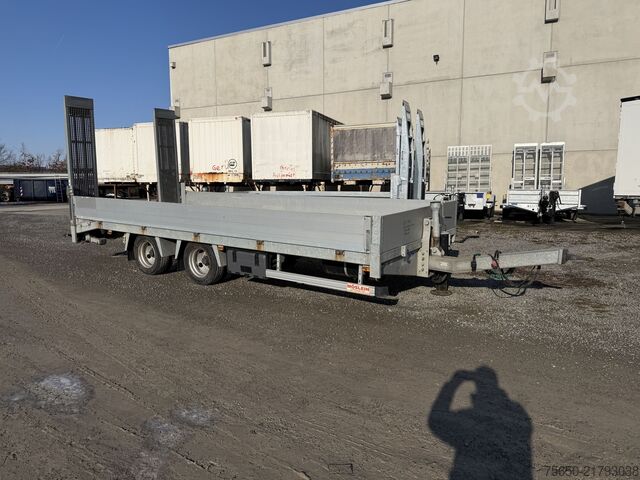 Reboque com plataforma rebaixada Humbaur HBT  13,6 T Tandemtieflader